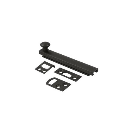 Deltana Concealed Screw Surface Bolt Window Latch Oil-Rubbed Bronze, 10PK 4SBCS10B-XCP10
